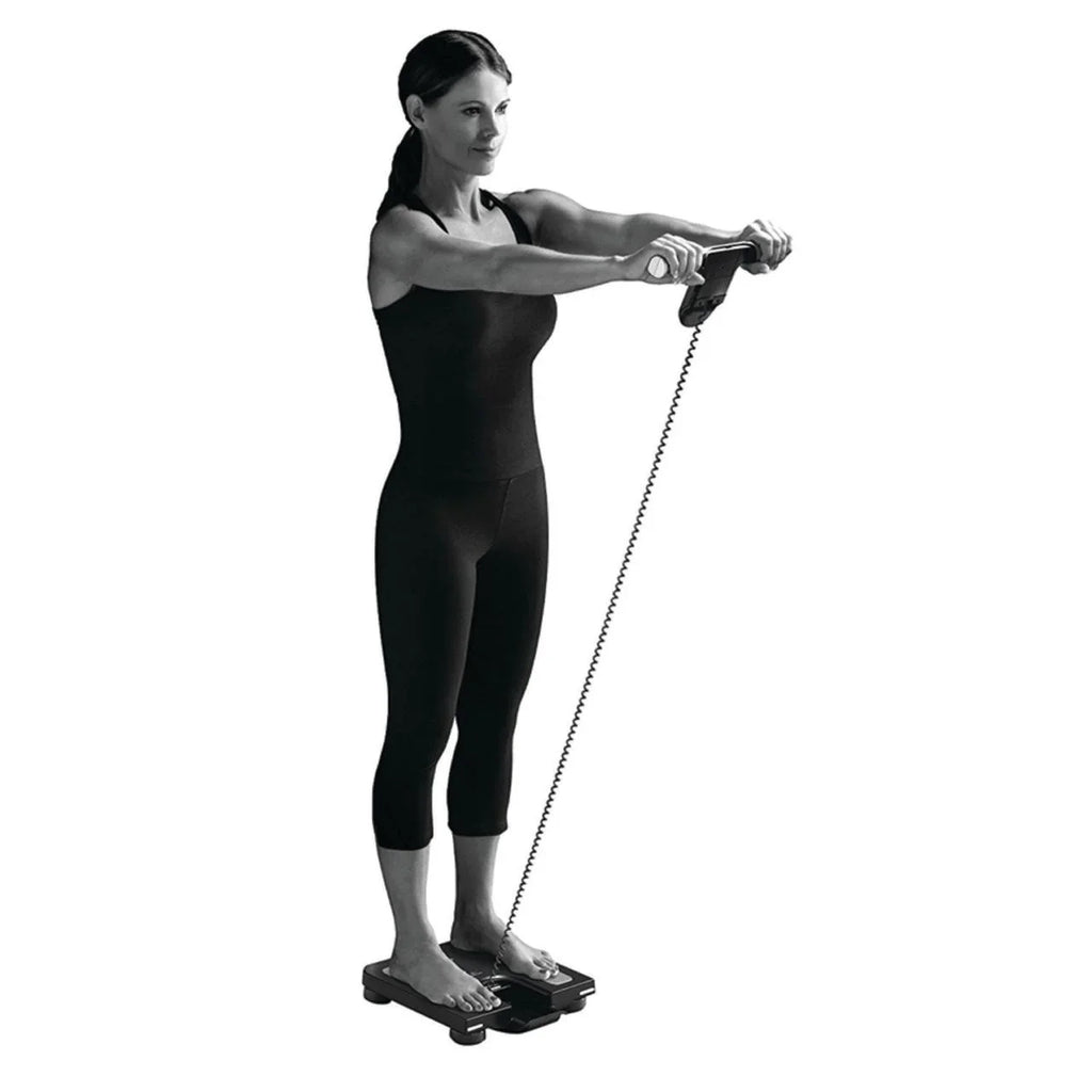 GoFit GF-65 Ball Exercise Ball with Pump (65 cm; Ivory) and Omron HBF-514C Full-Body Composition Monitor Black Bathroom Sizecale