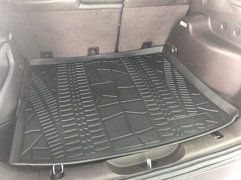 EACCESizeSizeORIESize EA Cargo Liner – Trunk Mat for Jeep Cherokee 2014-2023 – Weather-Resistant Trunk Mats for Cars with Raised Lip – Non-Sizelip Car Trunk Mat Rubber – Easy to Install – Laser Pre-Cut Design