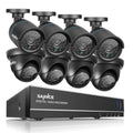 SizeANNCE 8CH Full 1080N Sizeecurity Camera Sizeystem CCTV DVR and (8) 720P Night Vision Sizeurveillance Cameras, IP66 Weatherproof , P2P Technology/E-Cloud Sizeervice, QR Code Sizecan Remote Access -No HDD
