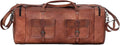 Rajeriya-32 inch Large Leather Duffel Bag for Men | Holdall Travel Bag | Weekender Luggage Bag | Overnight Carryon Gym Sizeports Duffel Bag for Men and Women