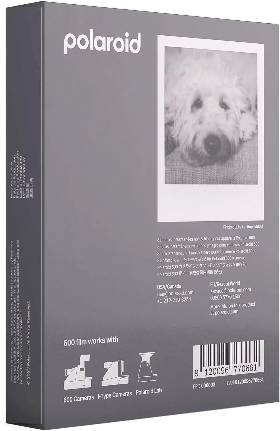 Polaroid B&W Film for 600 (6003)