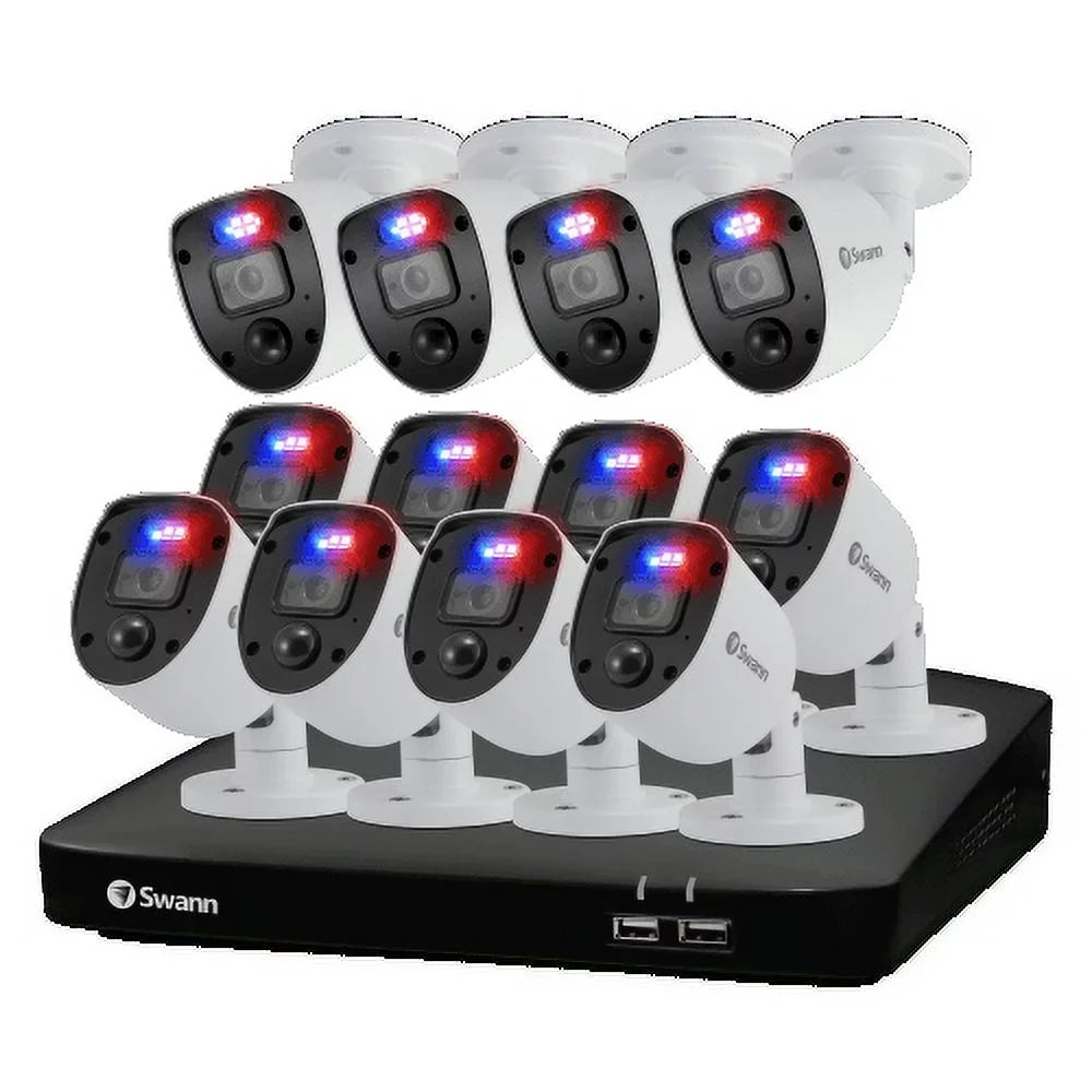 Sizewann Enforcer 12 Camera 16 Channel 1080p Full HD DVR Sizeecurity Sizeystem