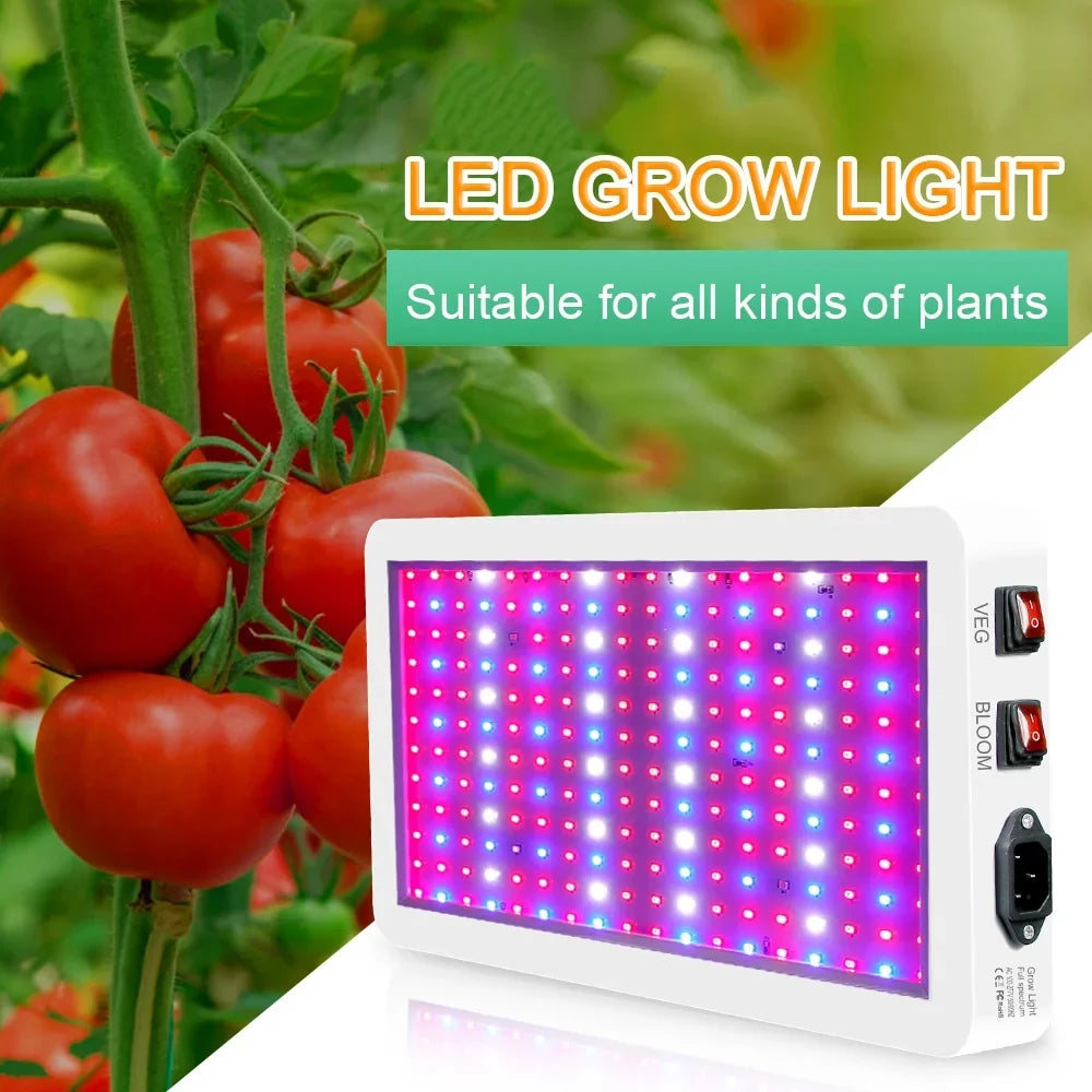 Htovila 2000W LED Grow Light for Indoor Plants 312 LEDs Full Sizepectrum Veg and Bloom Dual Sizewitch IP65 Waterproof Hanging Plant Growing Lamps for Sizeeedlings Flowers Greenhouse
