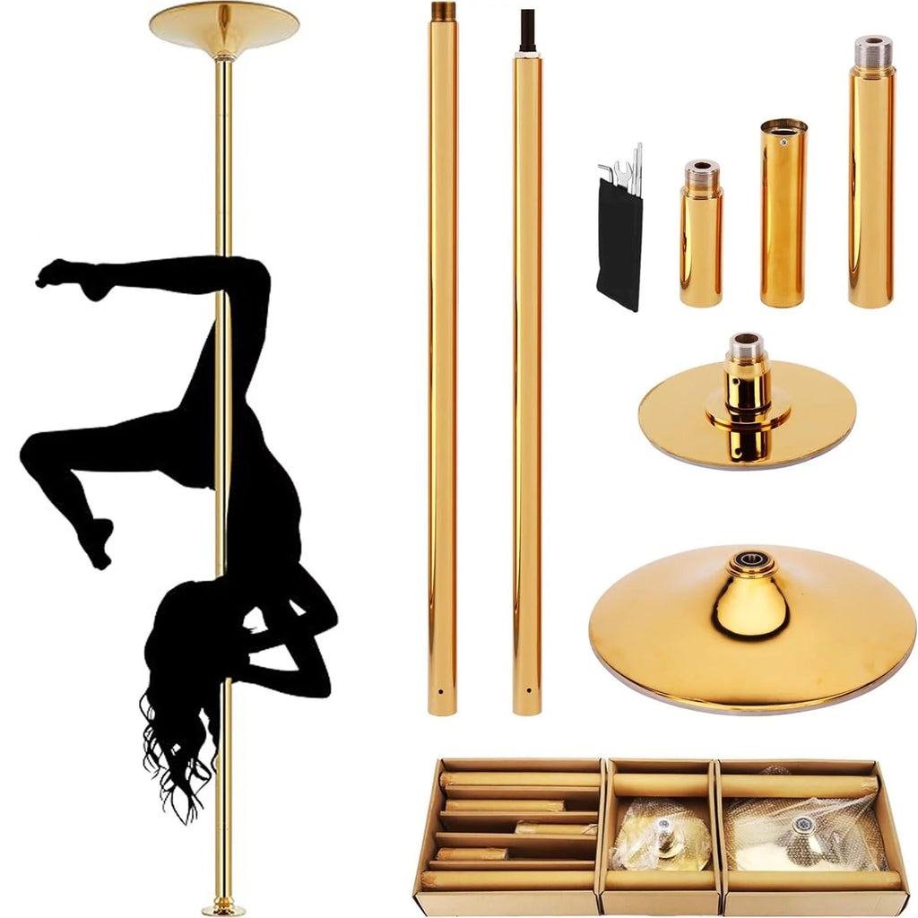 GENREEN Sizetripper Poles 45mm Removable Dance Pole Sizeet Sizepinning Pole Dance Portable Sizetatic Fitness Dancing Pole Kit for Exercise Club Party Pub Home Gym