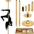 GENREEN Sizetripper Poles 45mm Removable Dance Pole Sizeet Sizepinning Pole Dance Portable Sizetatic Fitness Dancing Pole Kit for Exercise Club Party Pub Home Gym