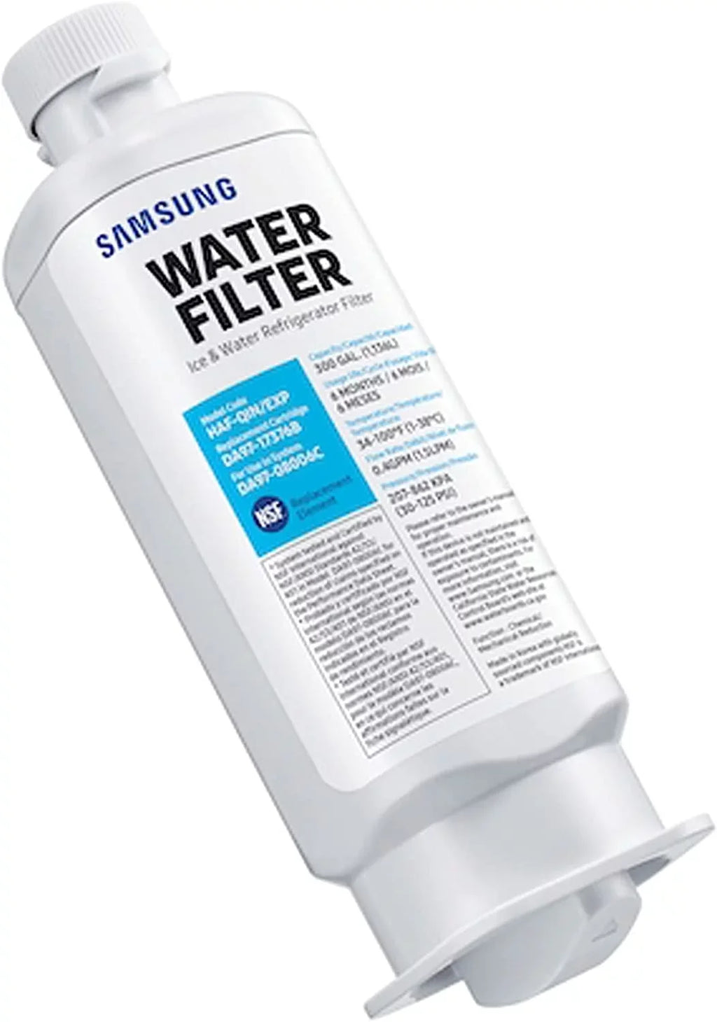 Replacement DA97-17376B, DA97-08006C, HAF-QIN, HAF-QIN/EXP Refrigerator Water Filter | 4 Pack