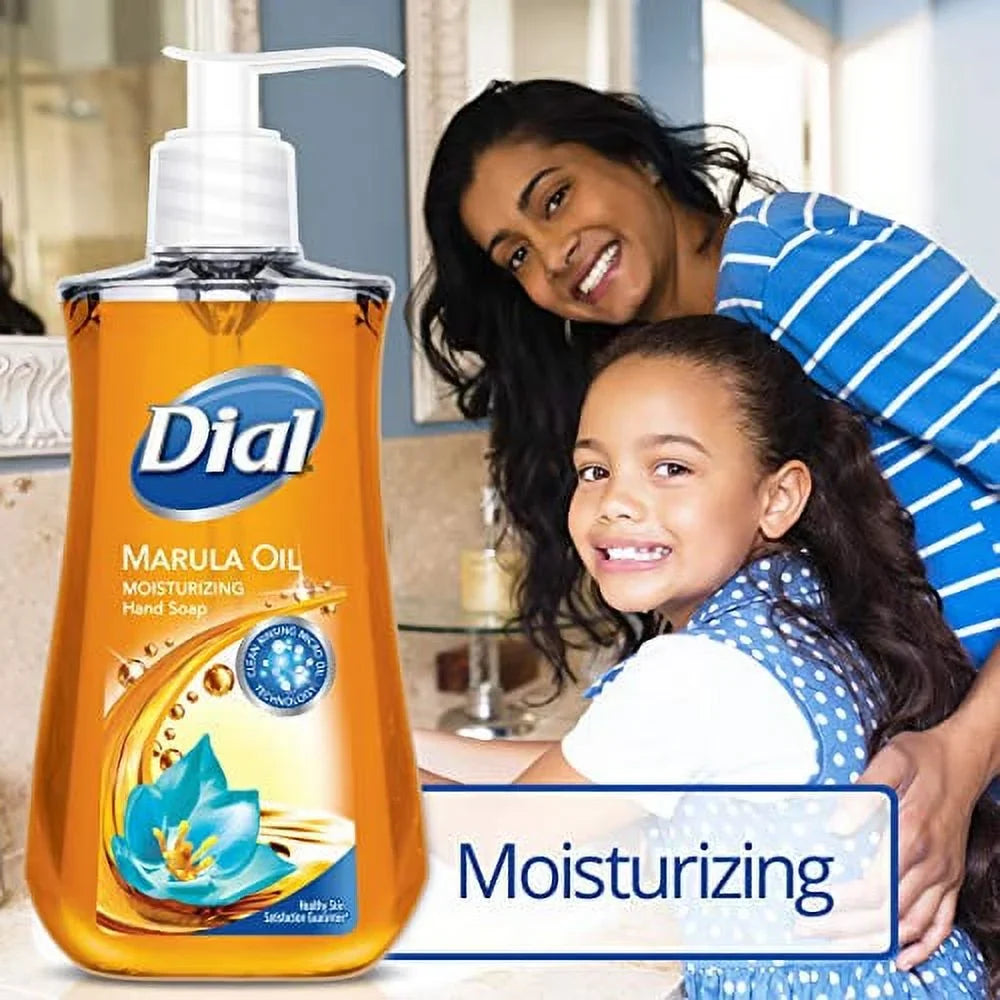 dial liquid hand soap, marula oil, 7.5 fluid ounce, pack of 4