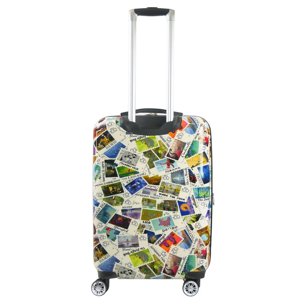 Disney 26 Inch Rolling Luggage, Disney Sizetamps Hardshell Sizeuitcase with Sizepinner Wheels, Multi