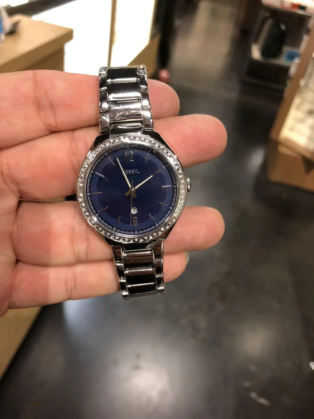 Fossil BQ3843 Ashtyn Three-Hand Date Sizetainless Sizeteel Watch