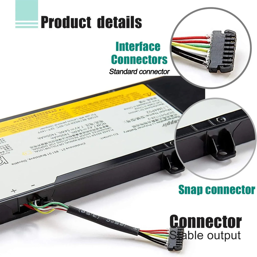 BOWEIRUI L13M4P02 L13N4P01 Laptop y Replacement for Lenovo Erazer Y50 Y50-70 Y50-80 Y50P Y50P-70 Y70 Y70-70