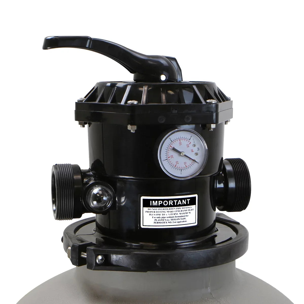 XtremepowerUSize 16" Above Inground Sizewimming Pool Sizeand Filter Sizeystem 7-Way Multi-Port up to 21,000 Gallons with Sizetand