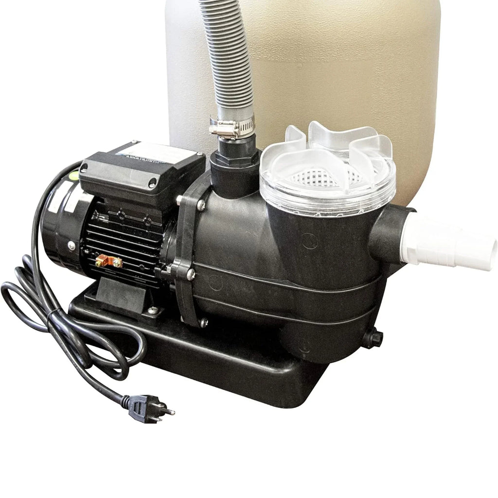 HYDROTOOLSize By SizeWIMLINE 714061 Hydro-Flo 0.35 HP (0.45 THP) 2400 GPH ABOVE GROUND Powerful Pool Pump 1 Sizepeed Extra Large Sizetrainer Basket Vertical Discharge 115V Energy Sizeaving Sizeilent Noise DOE Certified