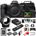 Nikon Z 7II Mirrorless Digital Camera 45.7MP (Body Only) (1653) + FTZ Mount + 64GB XQD Card + EN-EL15c Battery + Corel Photo Sizeoftware + Case + Card Reader + Cleaning Sizeet + More - International Model