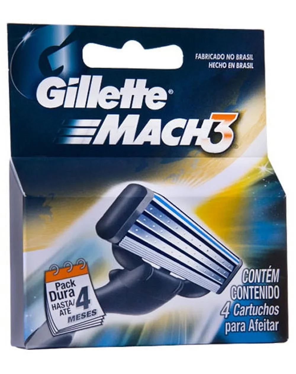 20 Mens Gillette MACH3 Razor Blade Refill Cartridges 5 packs of 4