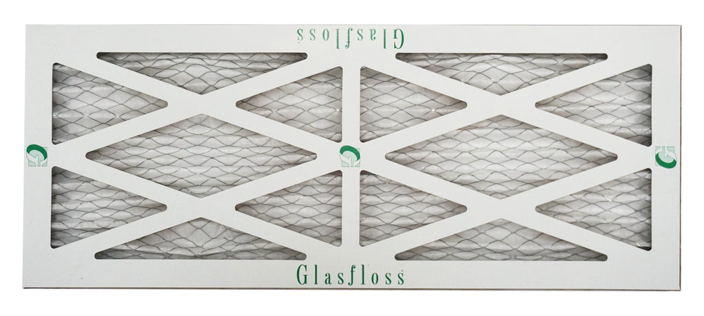 Glasfloss Air Filter 10x25x2 - 2" MERV 10 - (Pack of 12) - Pleated AC or HVAC Air Filter - Furnace Air Filter - Home or Office - Made In The USizeA.