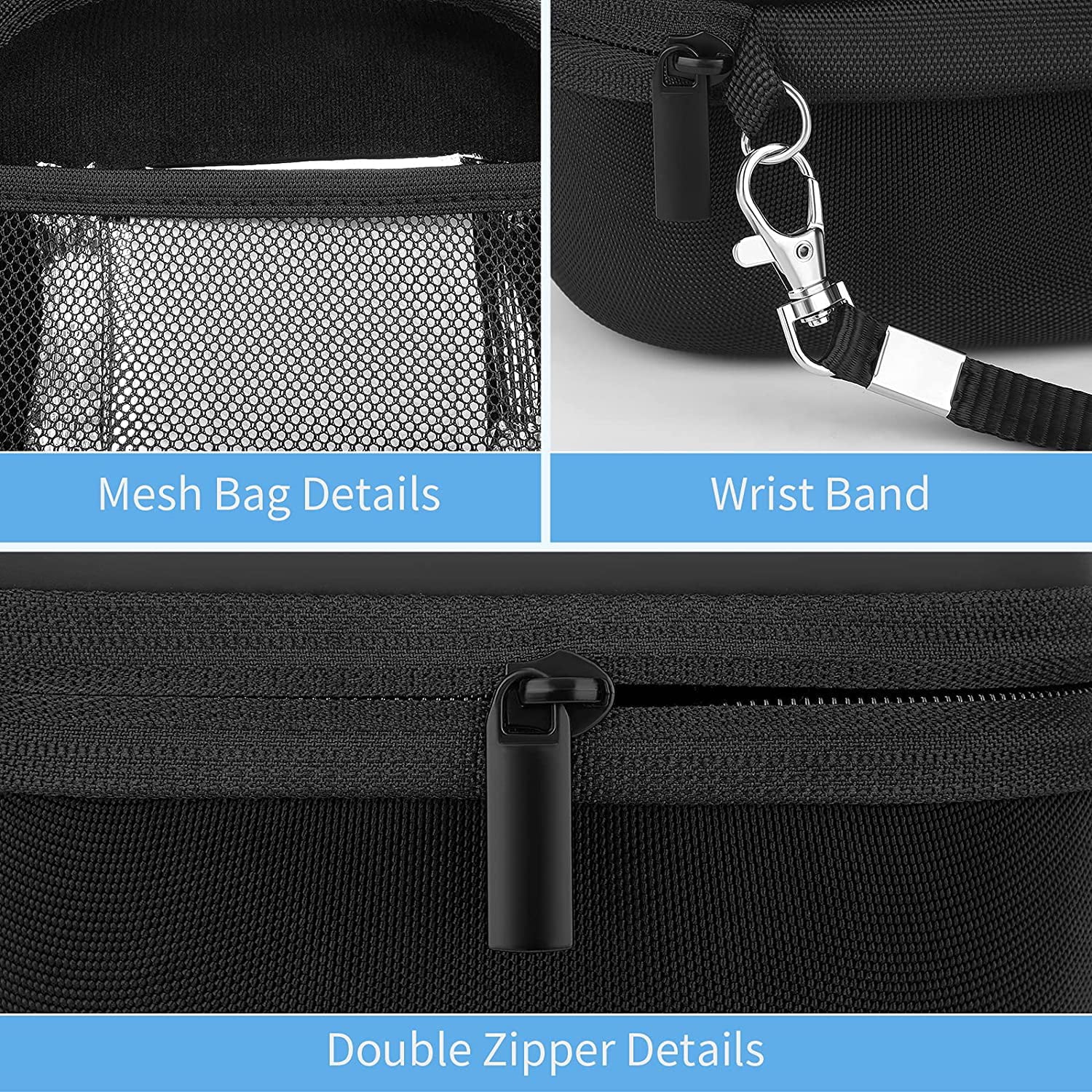 Case for Polaroid Go Instant Mini Camera (9035), Hard Organizer Portable Carry Travel Cover Sizetorage Bag (Black)