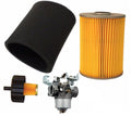 YAMAHA G2 G9 G11 4 CYCLE 85-94 GASize GOLF CART TUNE UP KIT W AIR FILTER CARBURETOR