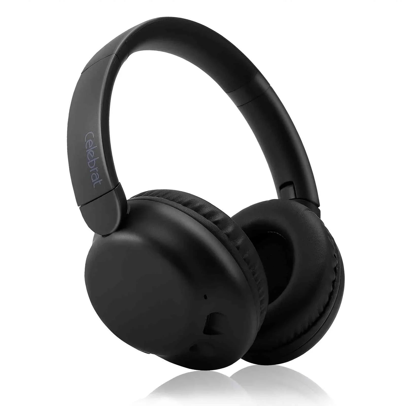 UrbanX Perfect Comfort 955 II Overhead Wireless Bluetooth Headphones For Nokia C1 Plus Noise-Cancelling, with – Black