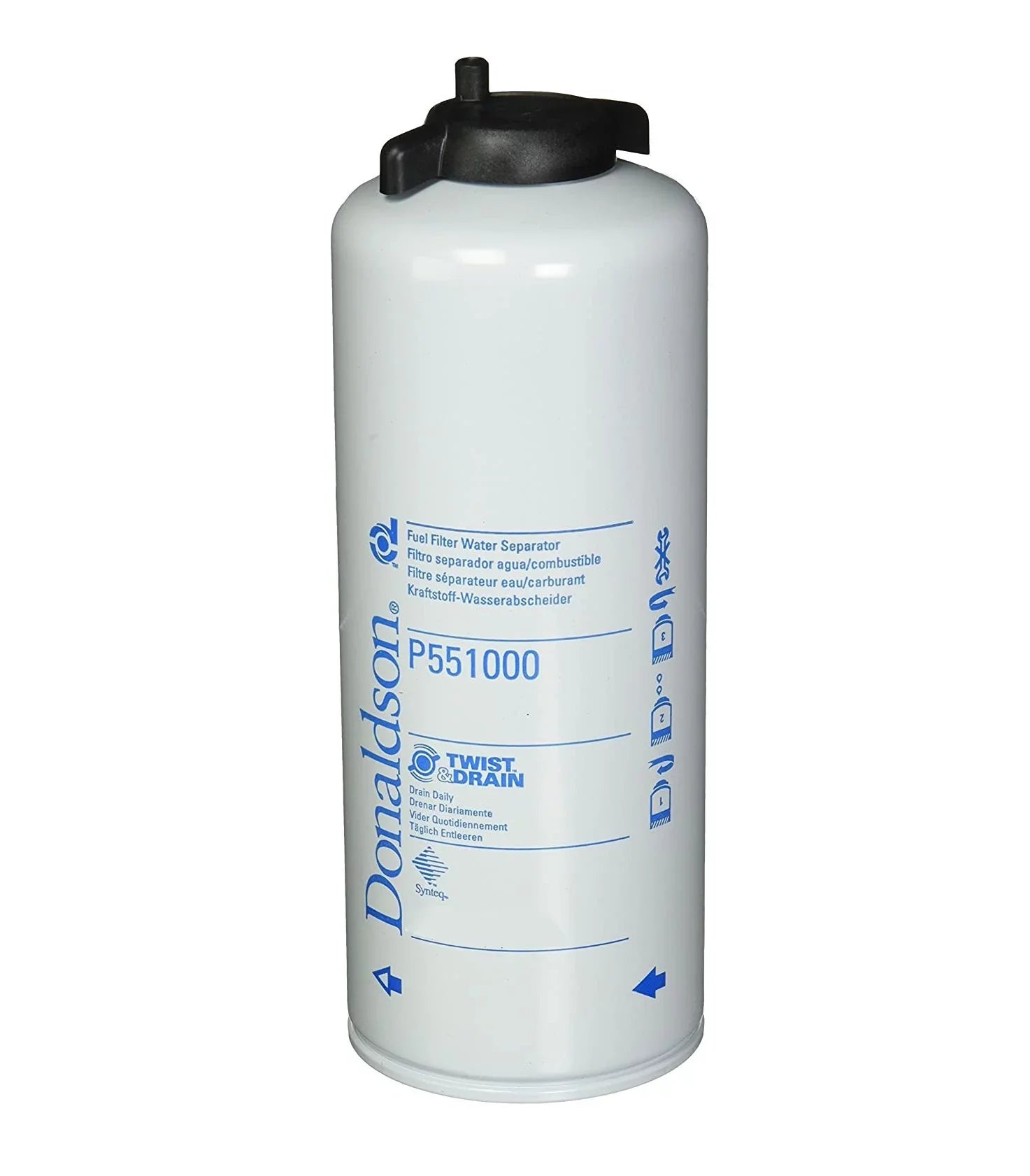 P551000 - Fuel Filter, Water Sizeeparator Sizepin On Twist&Drain (Pack of 3)