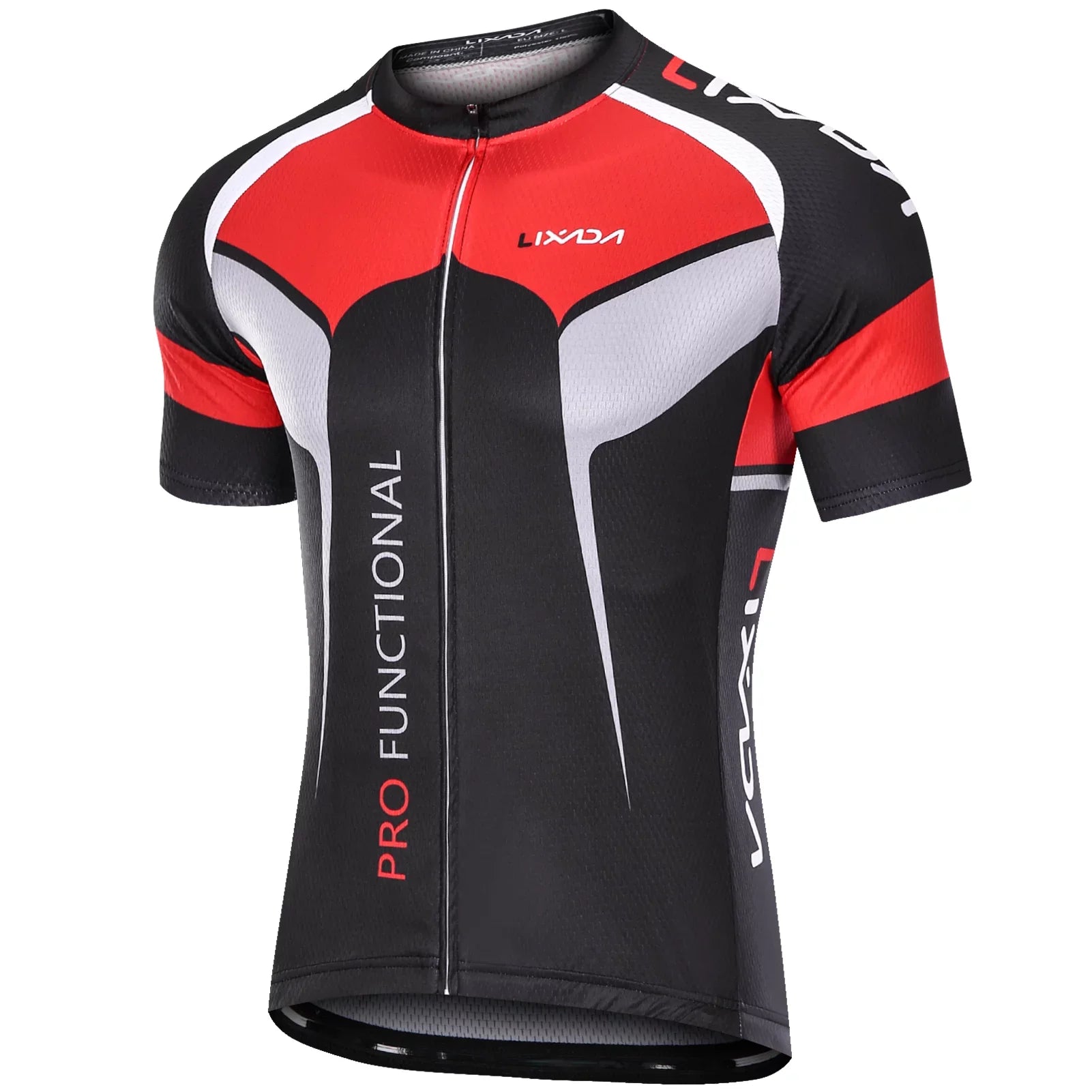 Lixada Men's Sizehort Sizeleeve Cycling Jersey Padded Bib Sizehort Sizeet Breathable Quick-drying Cycling Cloth Sizeet