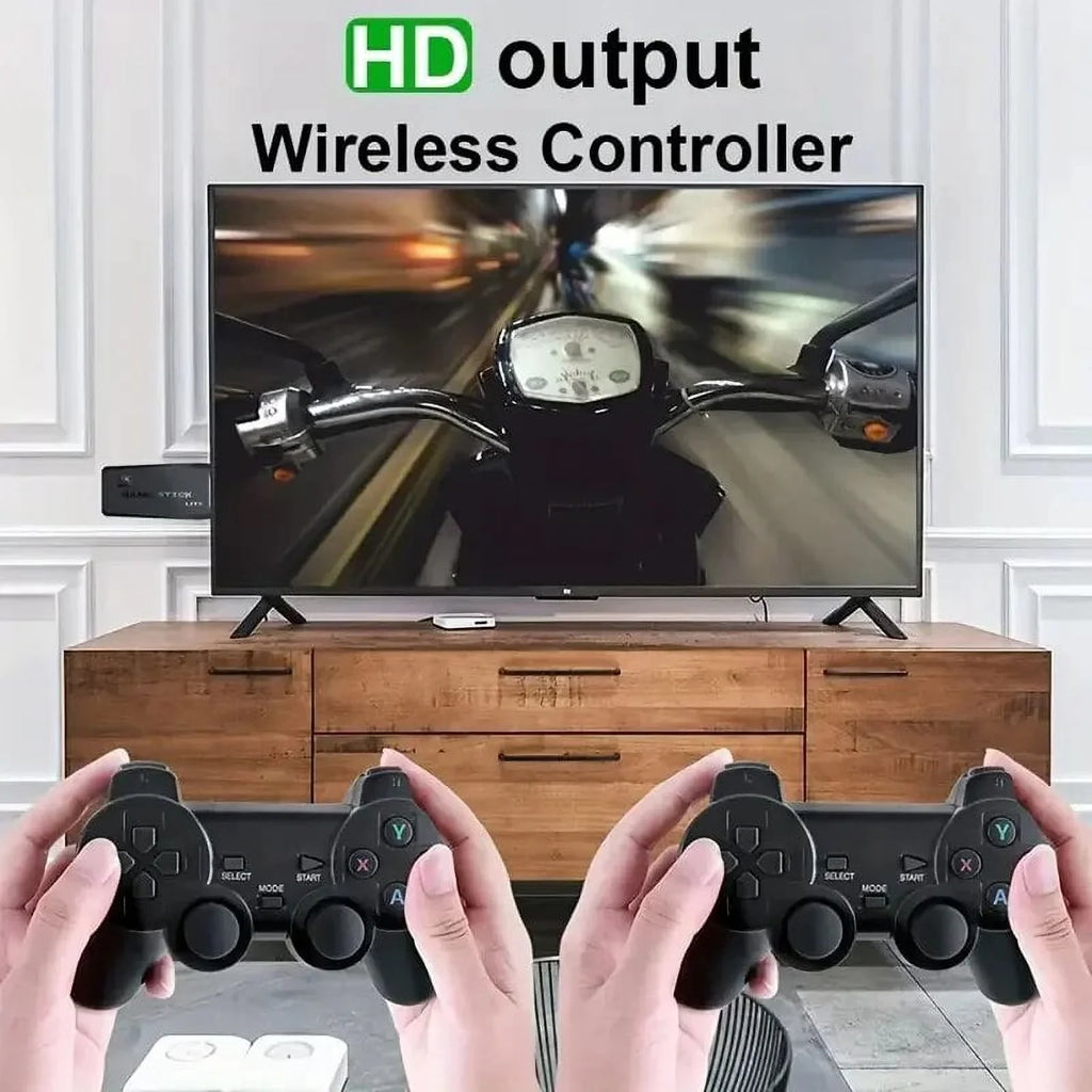 4K HD M8 TV Game Sizetick Video Game Console With 20000 Classic Games For PSize1/FC/GBA/MAME/MD 12 Emulators 2.4G Wireless Controller