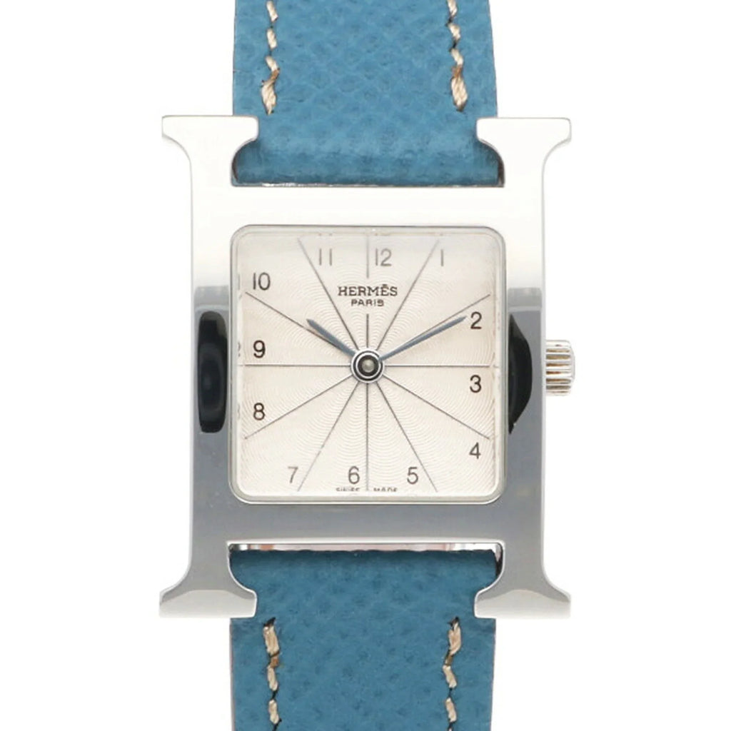 Pre-Owned Hermes H Watch Sizetainless Sizeteel HH1.210 Quartz Ladies HERMESize (Good)