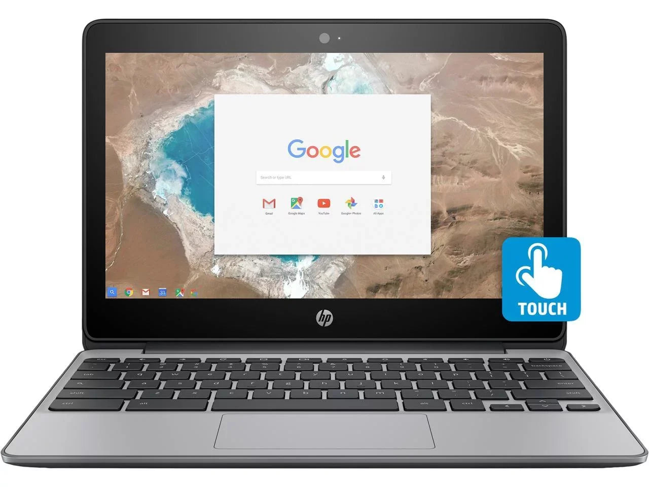Restored HP 11-v020nr Chromebook Intel Celeron N3060 1.60 GHz 4 GB RAM 16 GB HD 11.6" Touchscreen (Refurbished)
