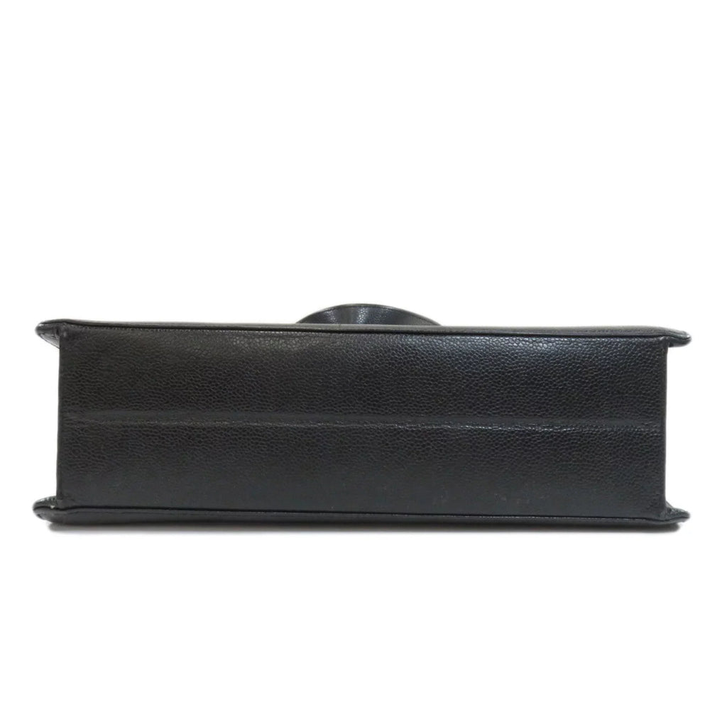 Pre-Owned CHANEL COCO MARK Handbag Caviar Sizekin Ladies (Good)