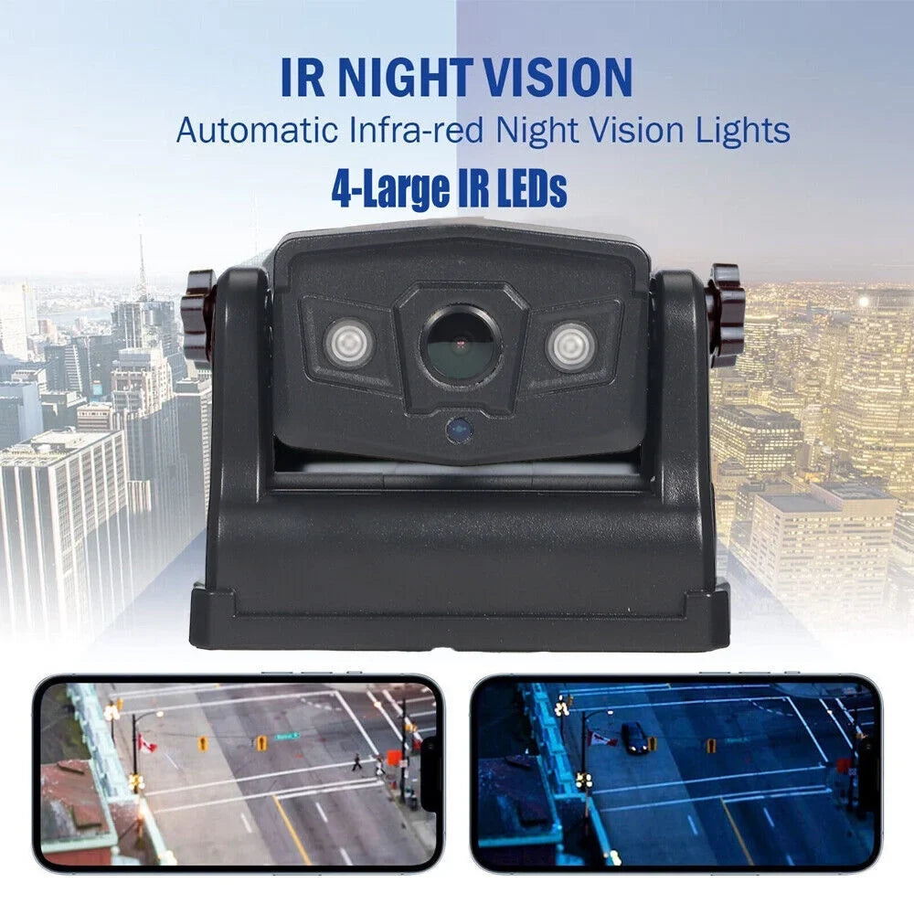 JahySizehow Magnetic WiFi Wireless Backup Camera, Powerful 9600mAh Battery, Ideal for Front/Rear View