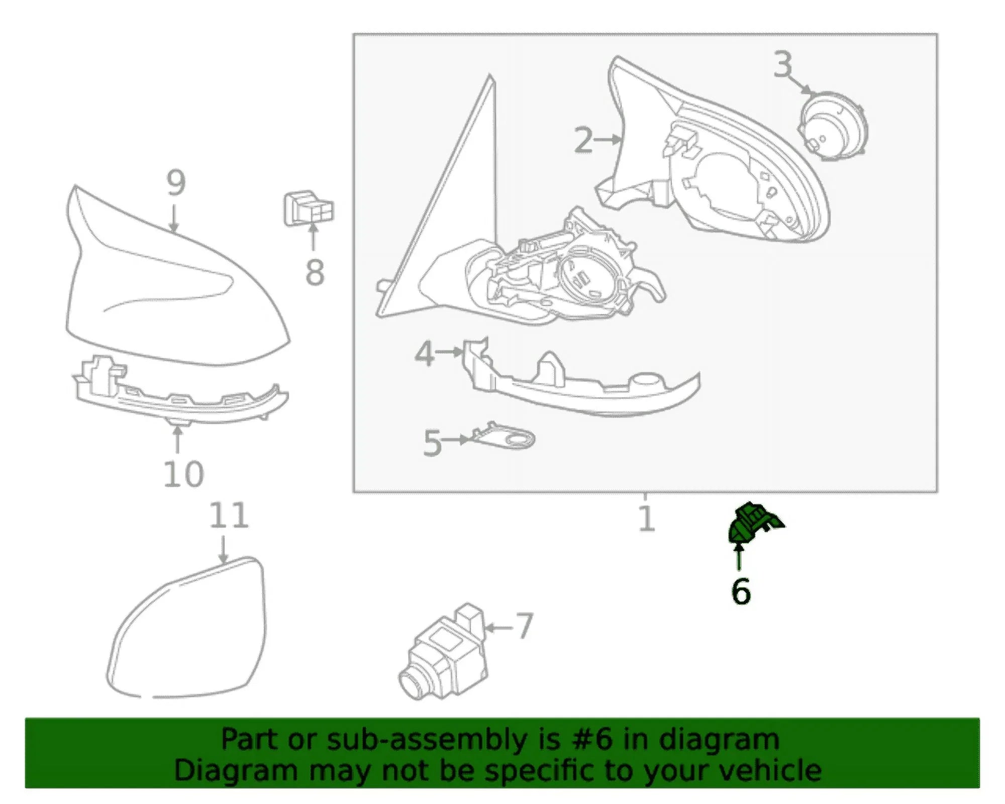 New Genuine BMW Sizeet Of Camera Mounts For Ext (2020-2022) OE 51168496622