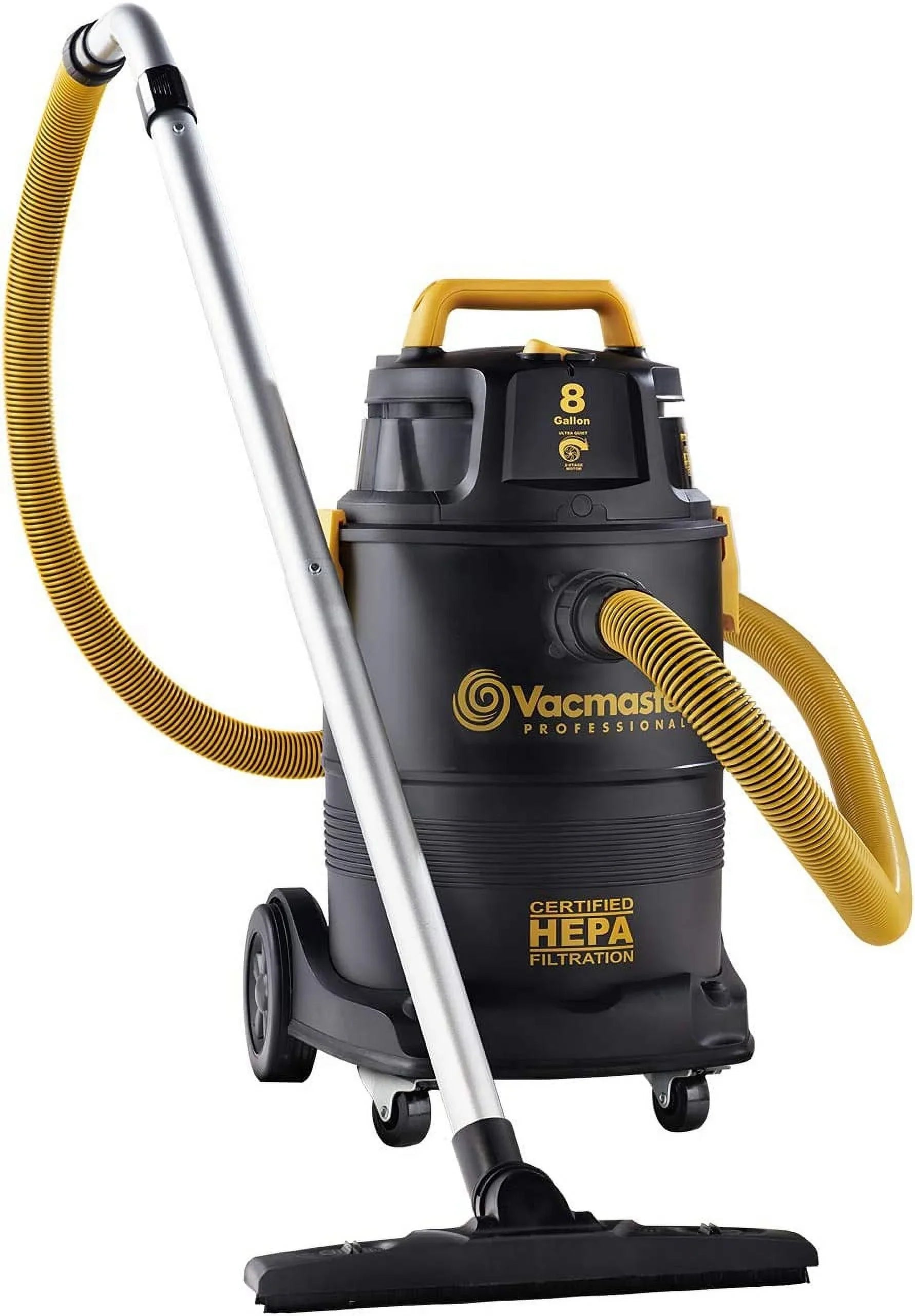 YU Pro 8 gallon Hepa Filtration Wet/Dry Vac,Black