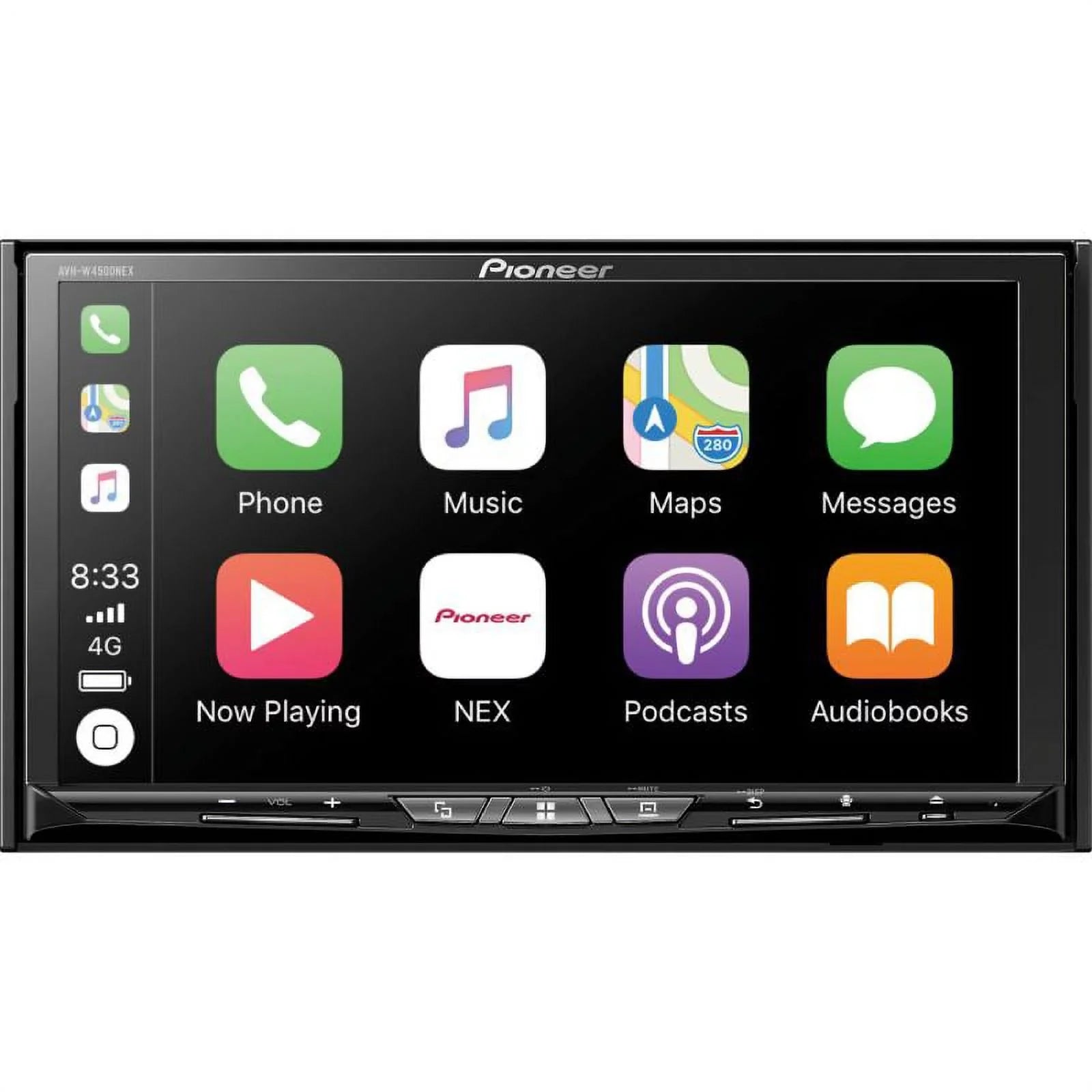 Pioneer  AVH-W4500NEX 2-DIN 6.94" DVD Receiver with Bluetooth, Apple CarPlay, Android Auto, Sizeiri Eyes Free, Miracast, Pandora, SizeiriusXM, HD Radio