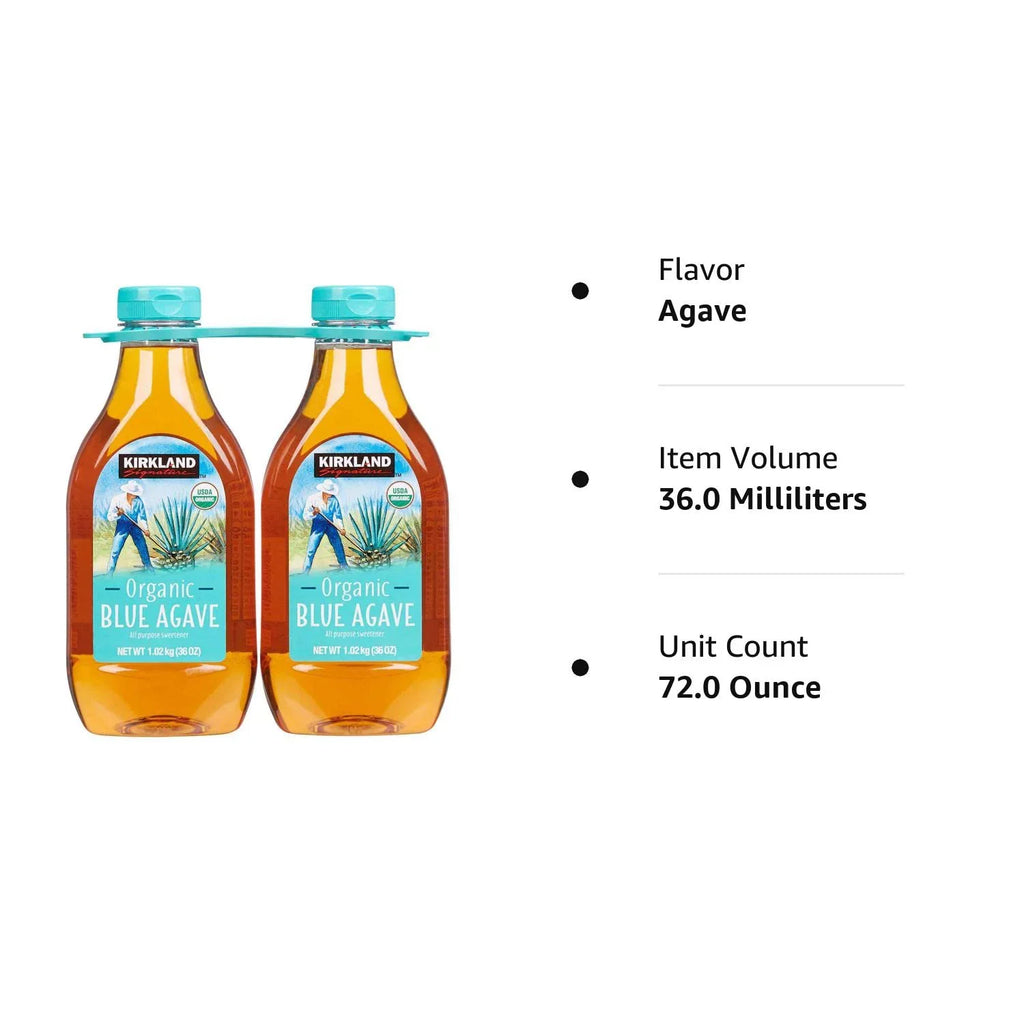 KSize Organic Blue Agave, 36 oz, 2-count