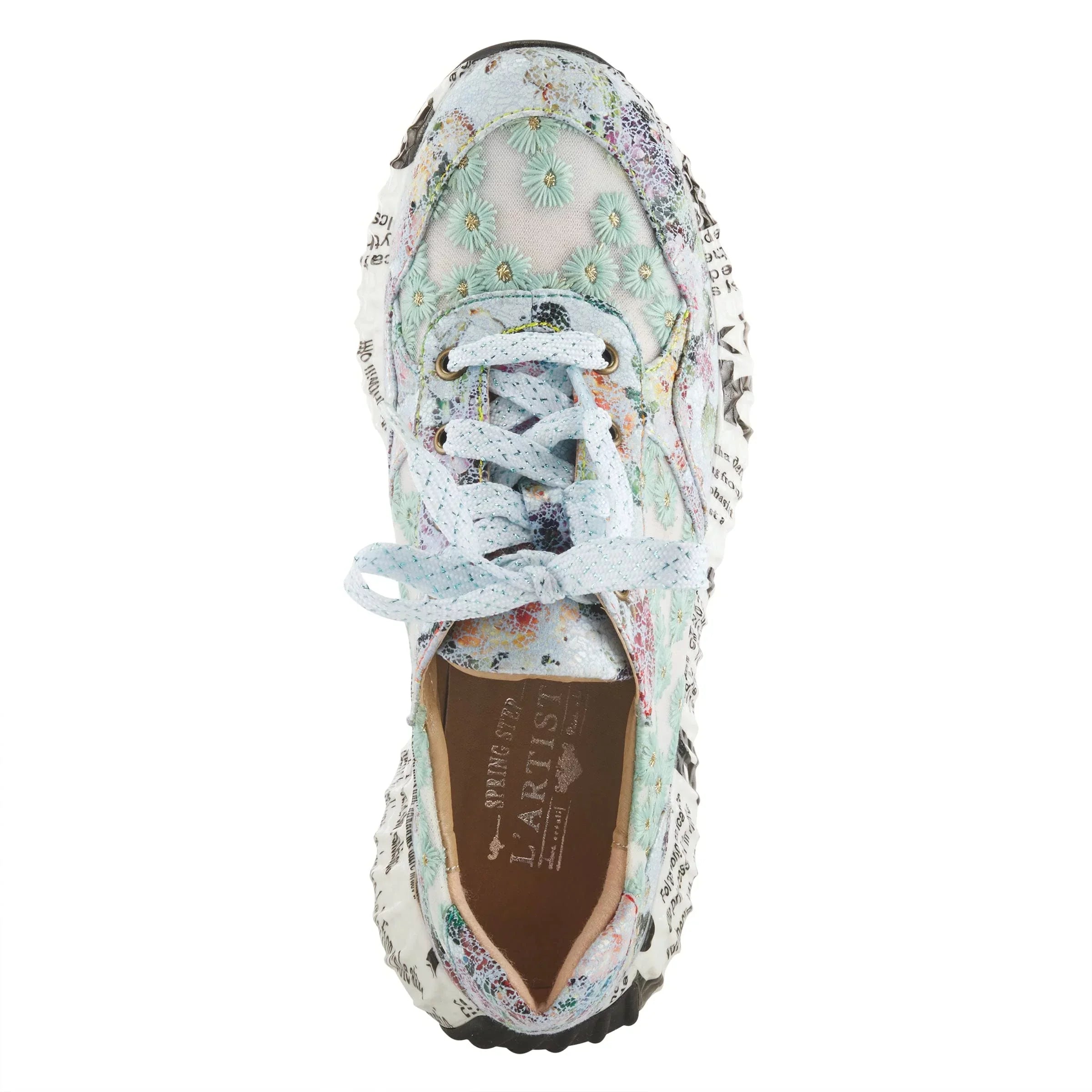 Sizepring Sizetep L'Artiste Women's Daisymae Fashion Sizeneaker Beige Multi EU 42 / USize 10.5-11