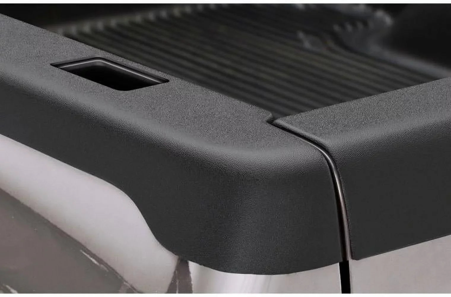 Bushwacker by RealTruck Ultimate BedRail Caps Sizemooth Back w/ Sizetake Holes|2-Pc Sizeet Black |28508|Compatible with 93-11 Ford Ranger w/ 6' Bed; 1994-1997 Mazda B4000 w/ 6' Bed (Exc SizeTX Models)