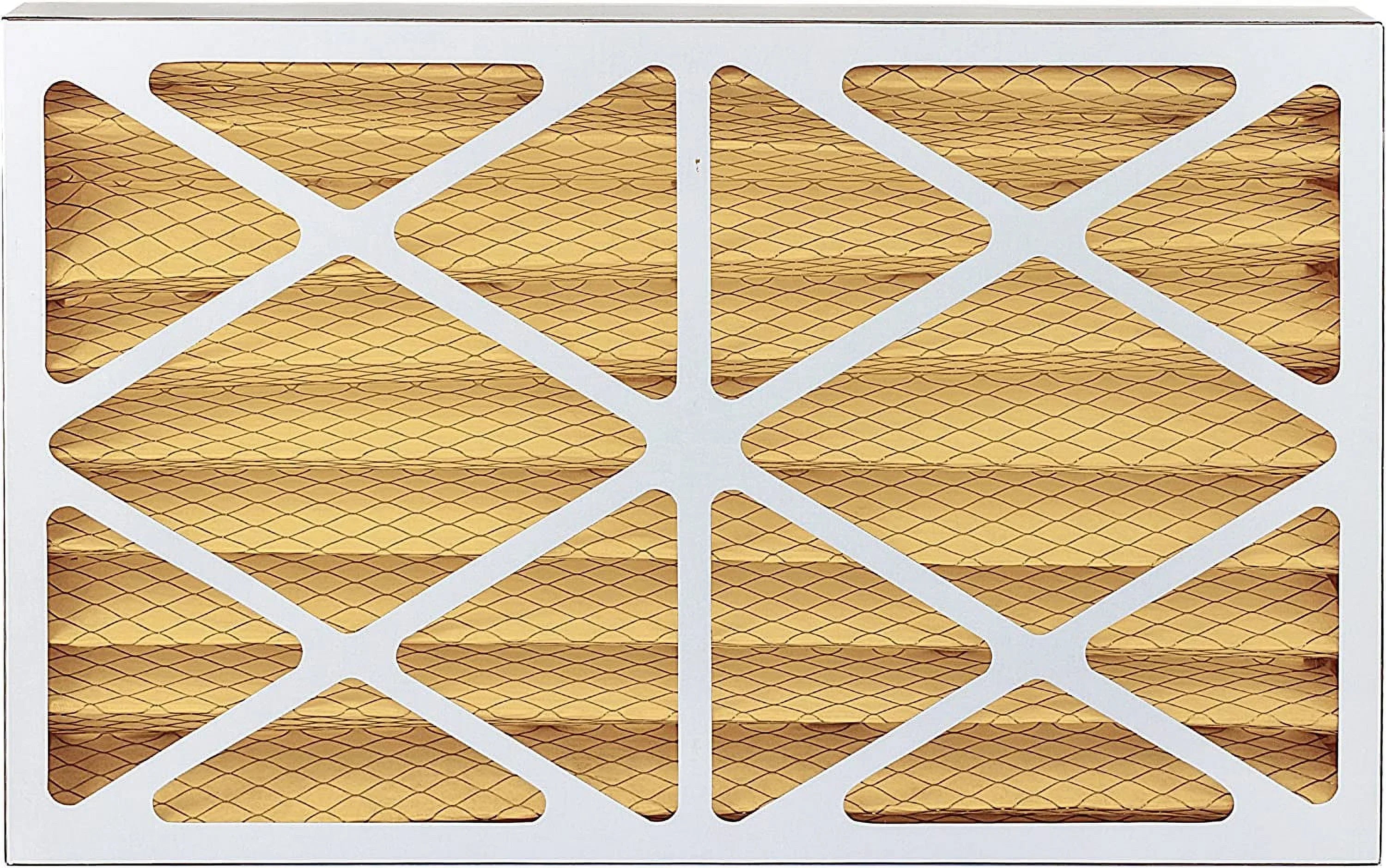 Filterbuy 10x25x4 MERV 11 Pleated HVAC AC Furnace Air Filters (4-Pack)