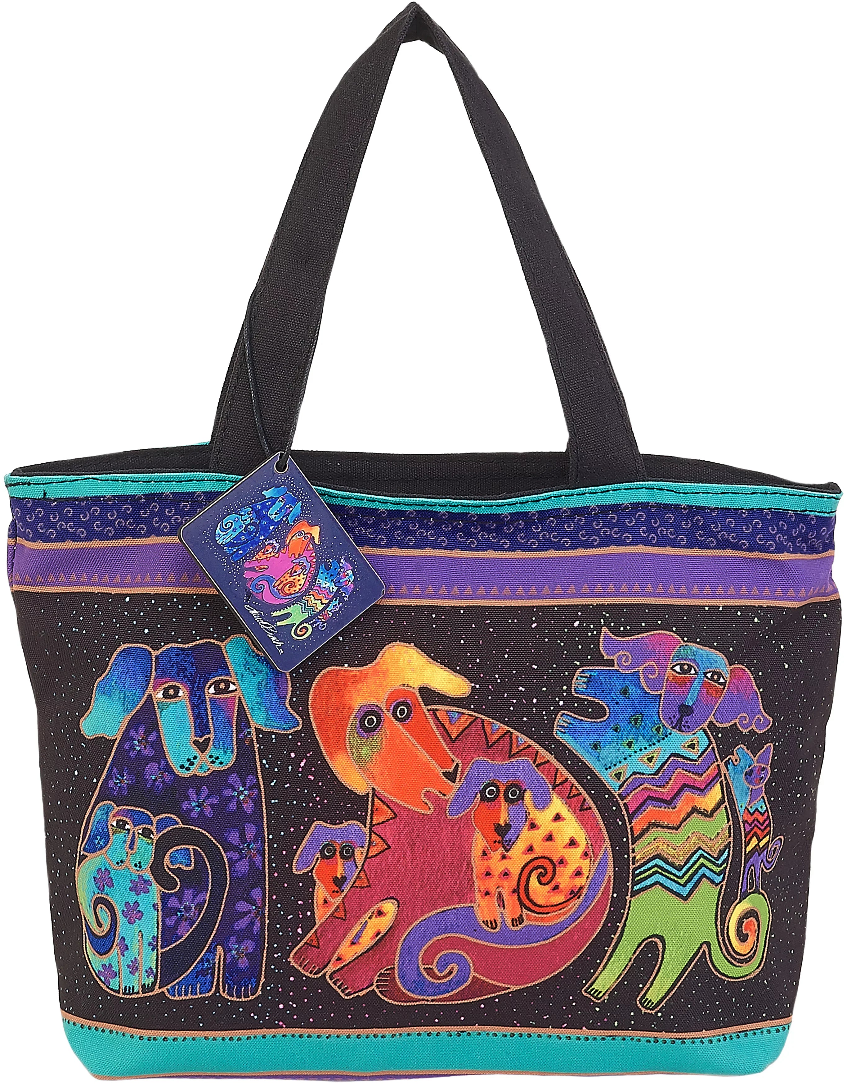 Sizehoulder Tote Zipper Top 18"X5"X15"-Dogs & Doggies