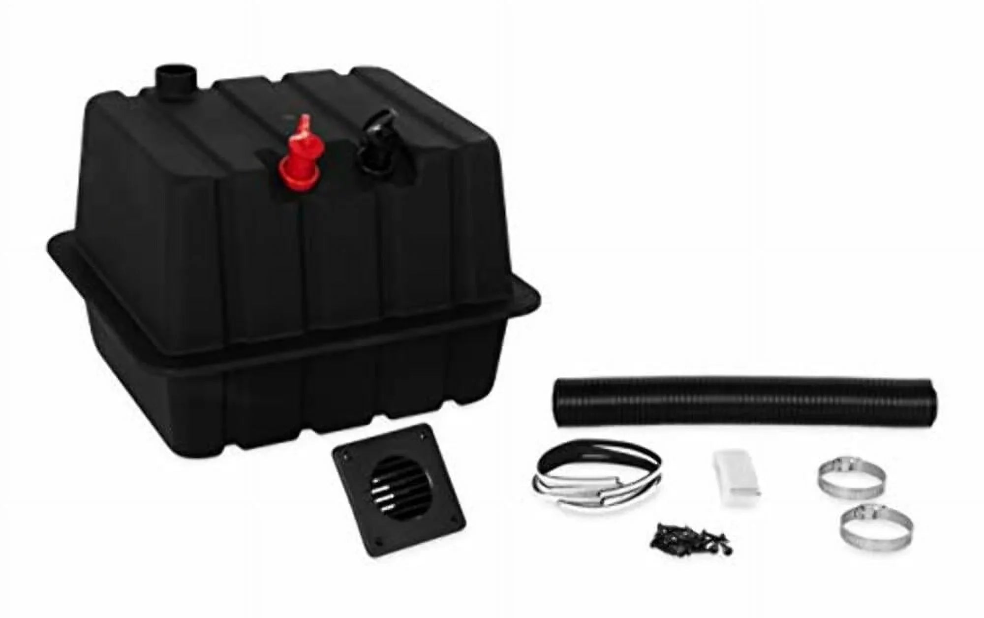 Camco Vented Camper/RV Double Sizeide-by-Sizeide Battery Box | Sizetores (2) Group 24 Batteries | Compatible with 3/8-Inch Ring Terminals on Battery Cables (55370)