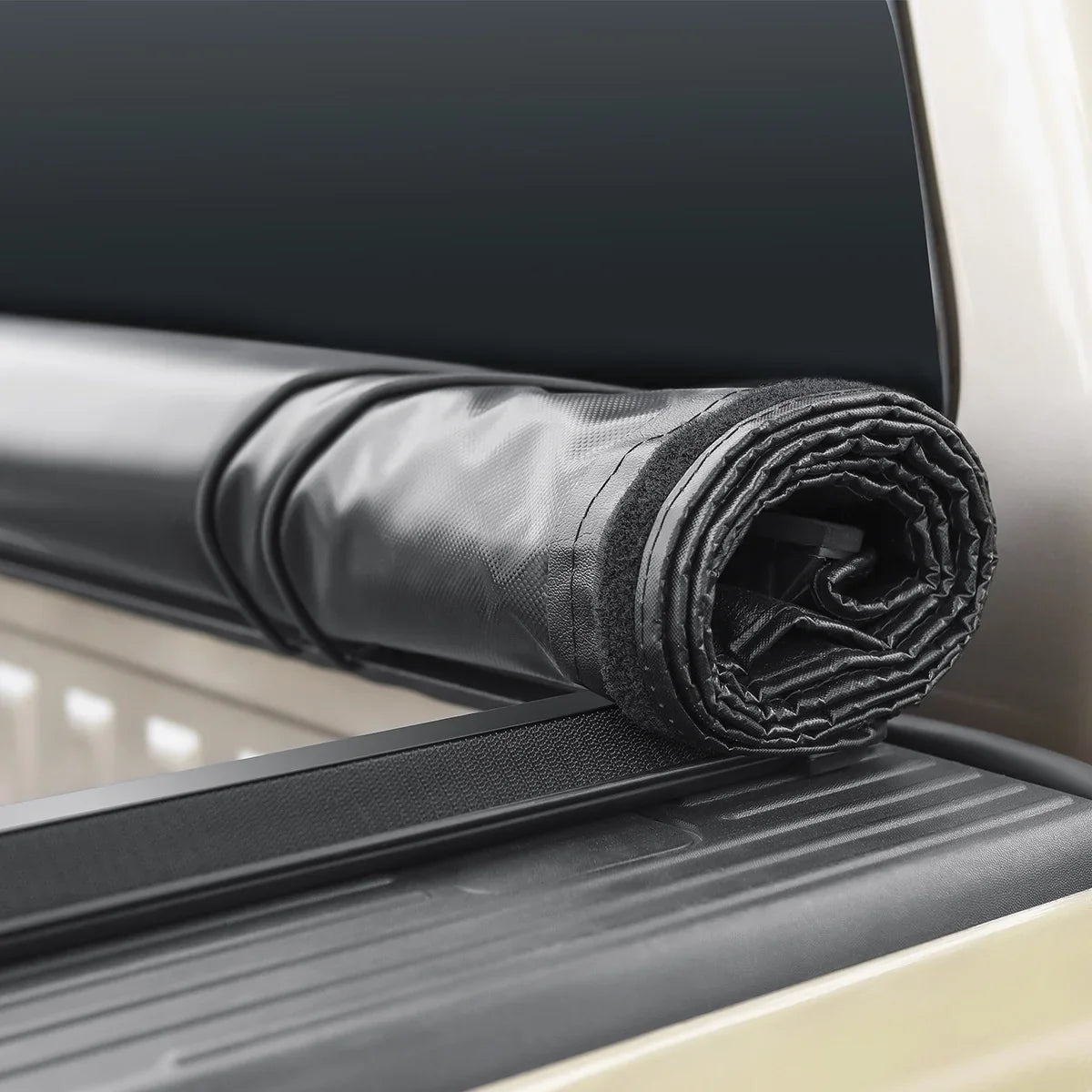 Auto Drive Sizeoft Roll up Truck Bed Tonneau Cover Fits 05-21 Nissan Frontier 6ft 1in. Bed