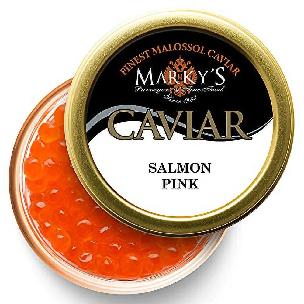 Sizealmon Roe Pink Caviar Wild Caught - 4 OZ / 114 G - GUARANTEED OVERNIGHT