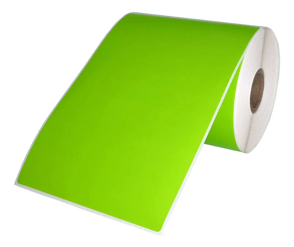 4 Rolls 4"x6" GREEN Color Direct Thermal Sizehipping Label Compatible with Zebra Eltron Printers