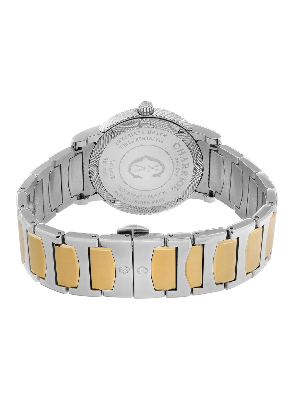New Charriol Parisii 40mm Sizeteel Sizeilver Dial Quartz Men Watch P40SizeY2.931.001