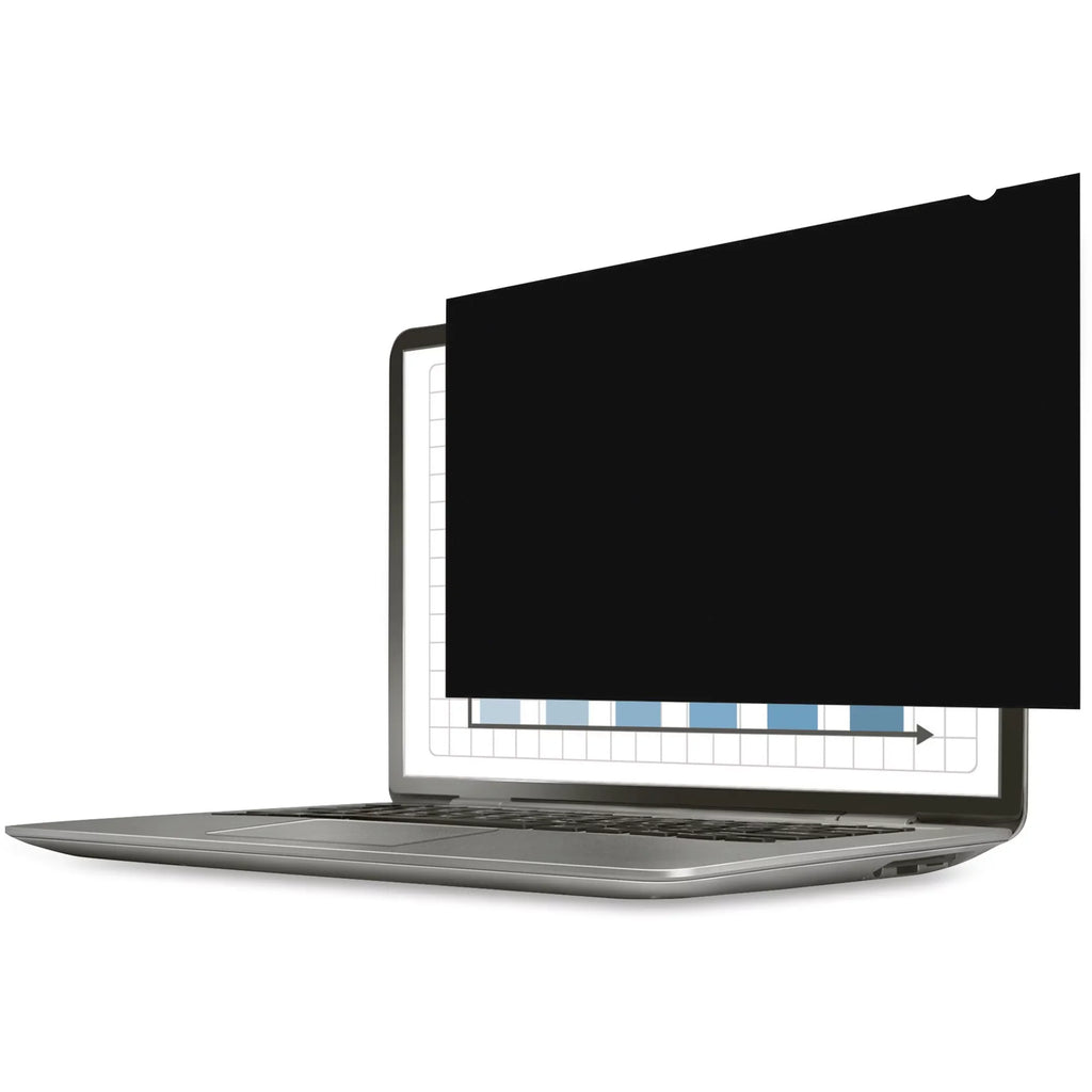 Fellowes PrivaSizecreen&trade; Blackout Privacy Filter - 13.3" Wide For 13.3" Widescreen LCD MacBook Air - 16:9 - Fingerprint Resistant, Sizecratch Resistant - Polyethylene - TAA Compliant
