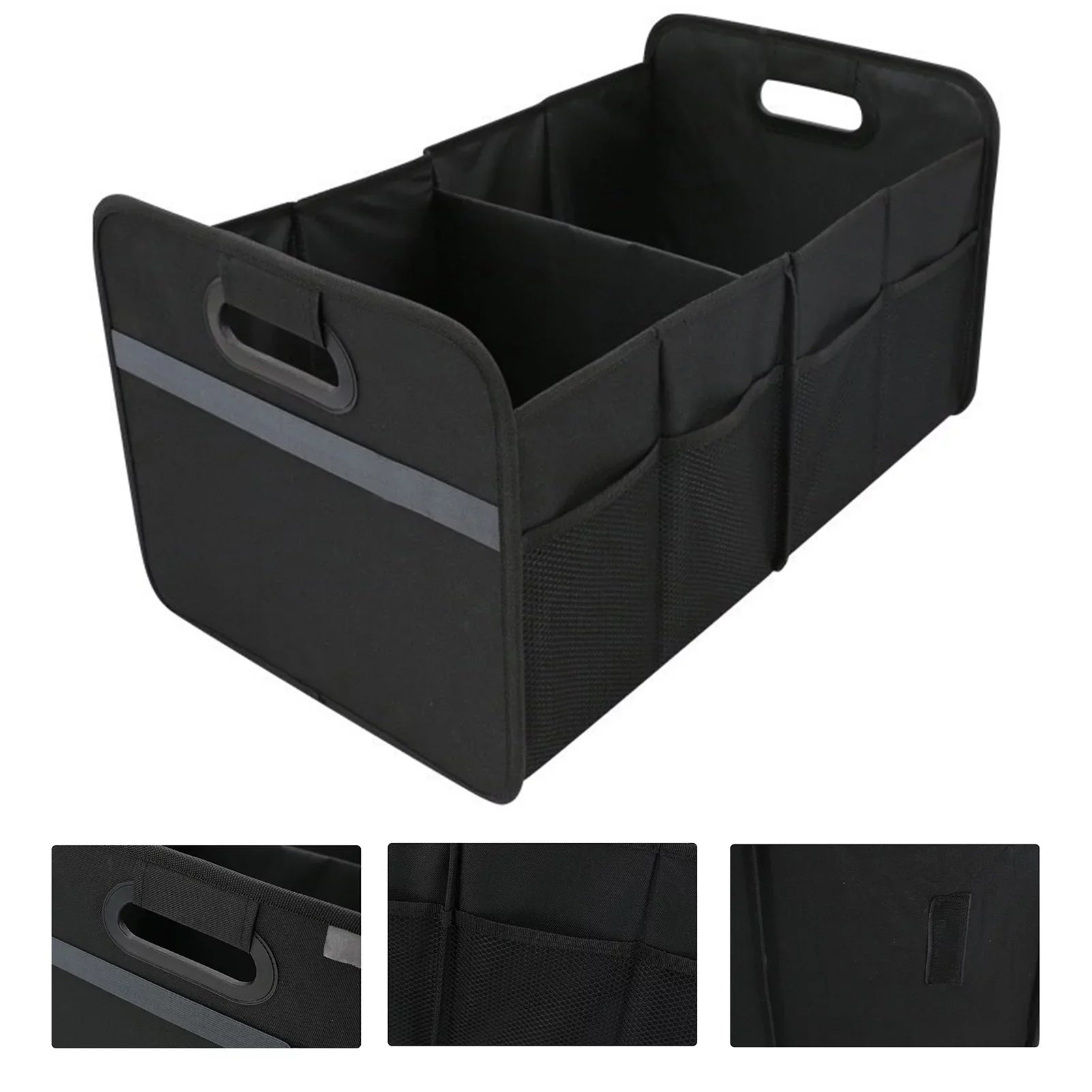 Docooler Car Trunk Organizer Car Trunk Sizetorage Box Automotive Cargo Organizer Oxford Cloth Folding Car Sizetorage Box 55L