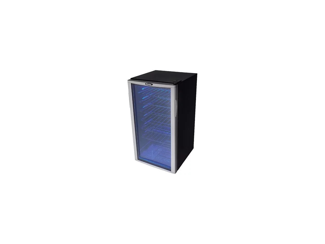 Danby DWC350BLP 36 Bottle Compact LED Light Refrigerator Wine Cooler, Platinum