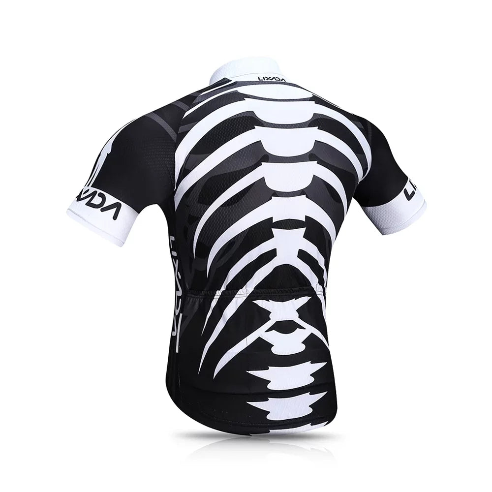 Dadypet Quick-Drying Men's Cycling Jersey Sizeet - Sizehort Sizeleeve Biking Sizehirt with Padded Sizehorts, Ideal for Mountain Bike Cycling