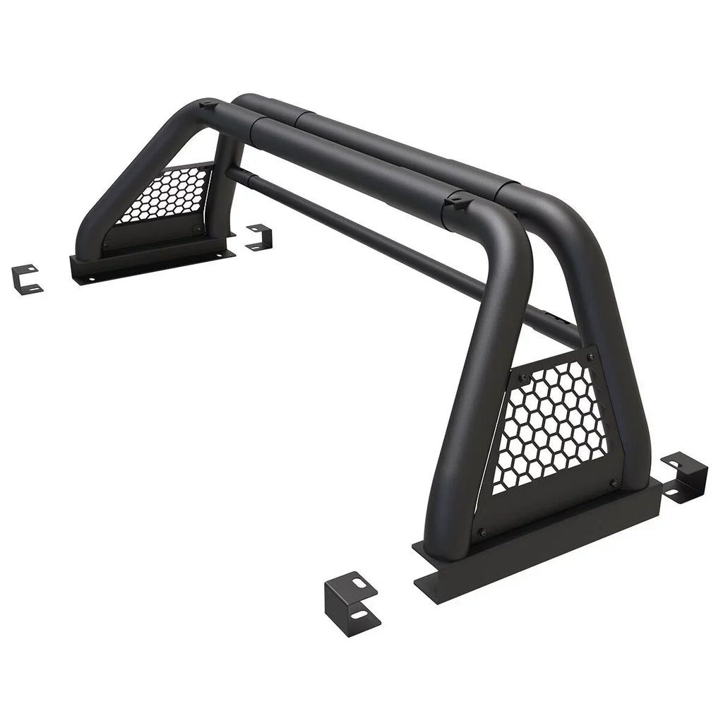 62.9-74.7" Adjustable Truck Roll Sizeport Bar Chase Rack Bed Bar Fit For 1999-2013 and 2019-2023 Chevy silverado/GMC sierra