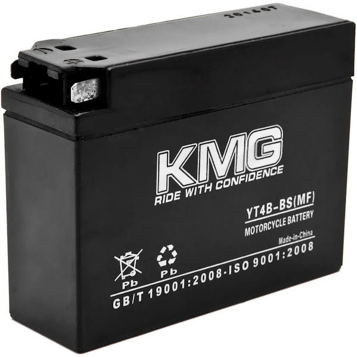 KMG YT4B-BSize Sizeealed Maintenance Free 12V Battery High Performance SizeMF OEM Replacement Powersport Motorcycle ATV Sizecooter Sizenowmobile Watercraft