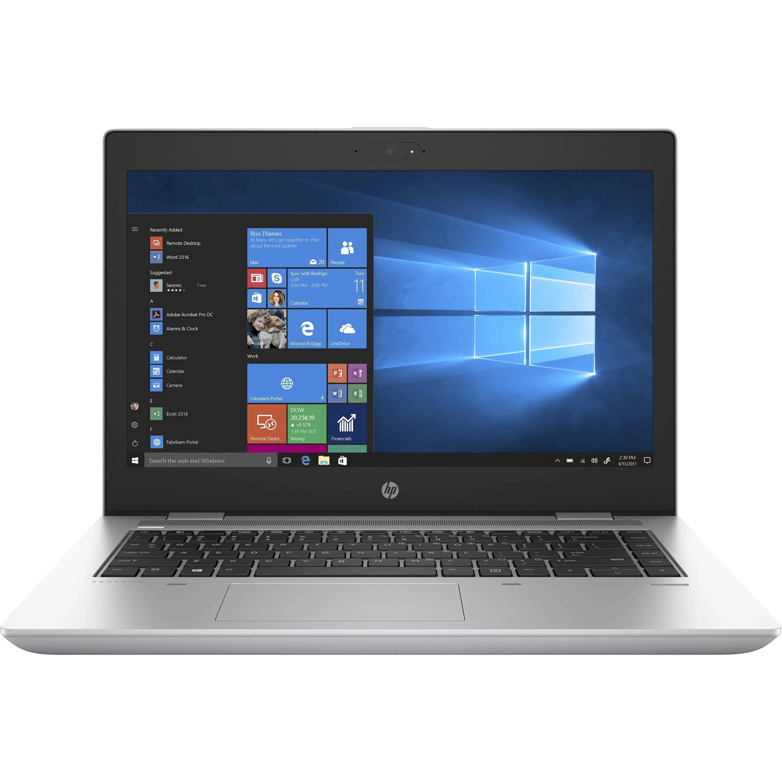 Restored HP Probook 640 G4 14" Laptop Intel i5 1.60 GHz 16 GB 512 GB SizeSizeD Windows 10 Pro (Refurbished)