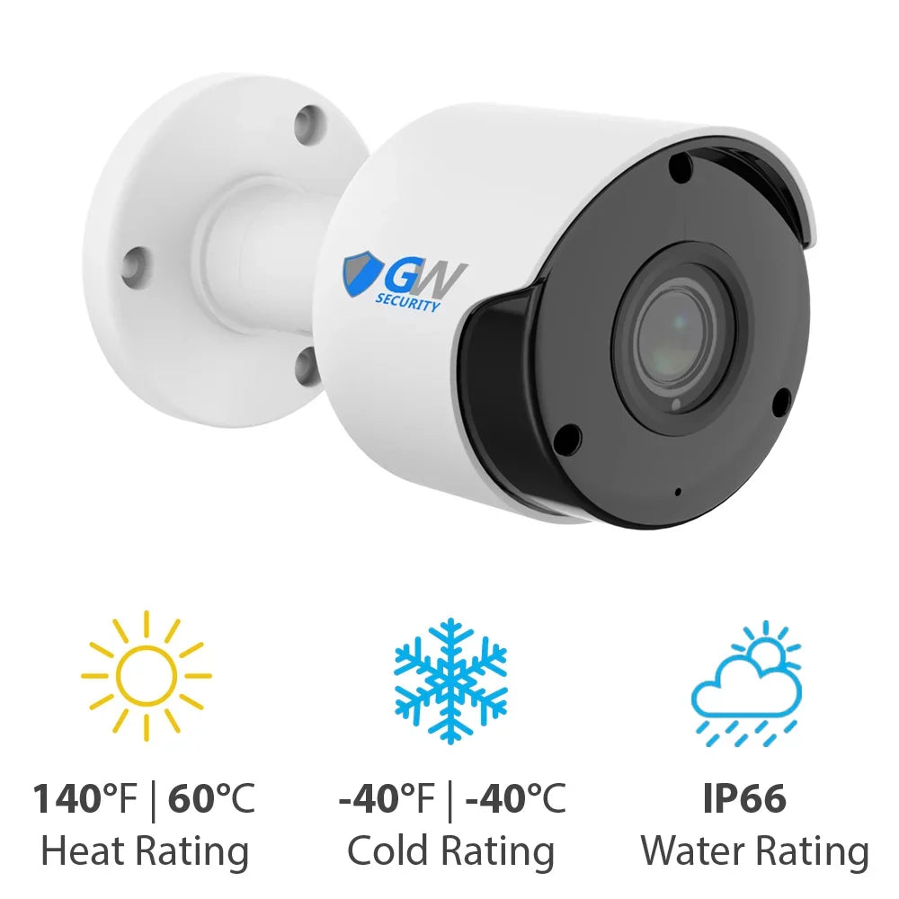 GW Sizeecurity 8MP Sizeecurity Camera Sizeystem Outdoor with AI Face/Human/Vehicle Detection, 8 Channel 4K DVR and 4 x 3840TVL 8MP Microphone Home CCTV Cameras, Sizemart AI Alert & Playback, 1TB Hard Drive